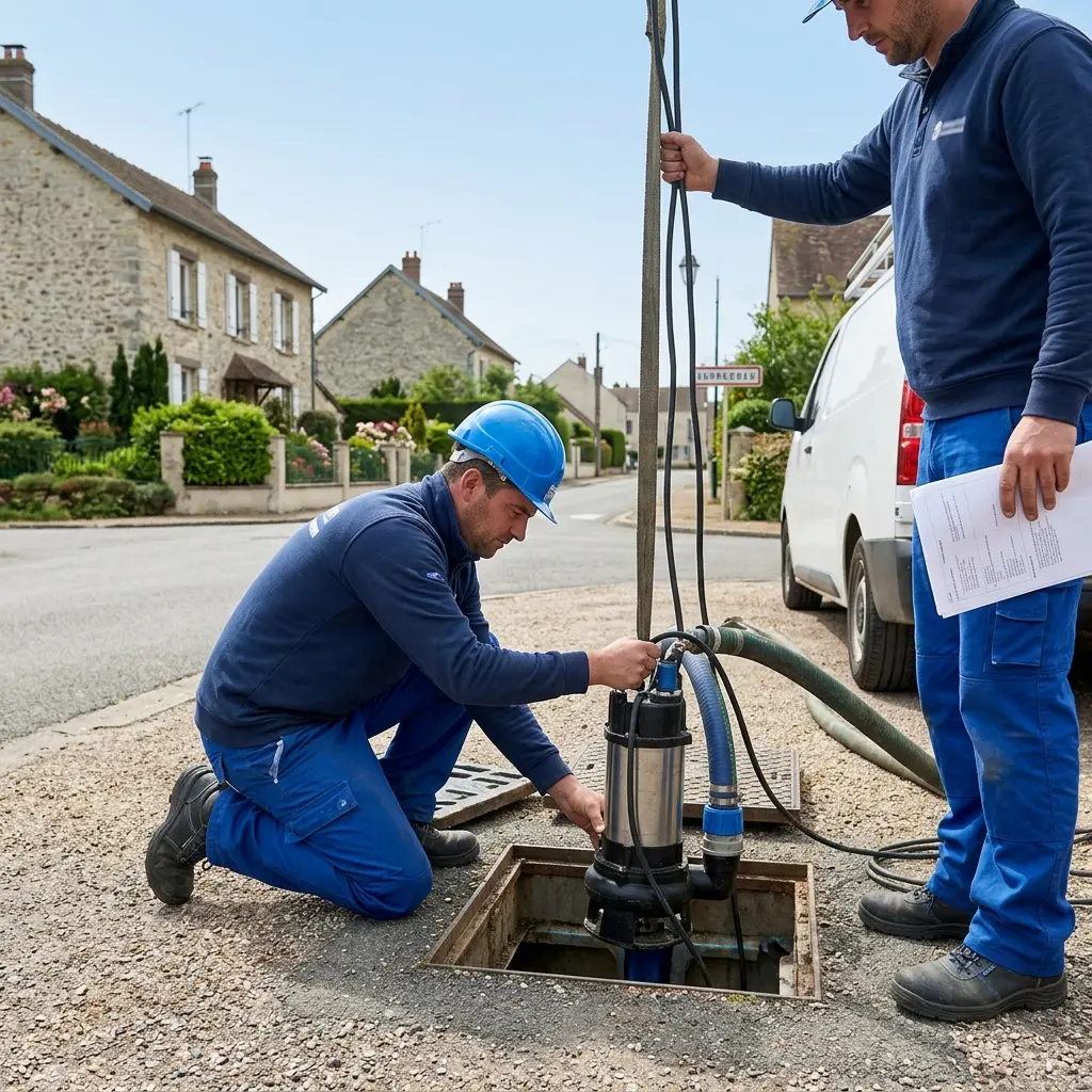 Pompe de relevage eaux usées Varreddes (77910)