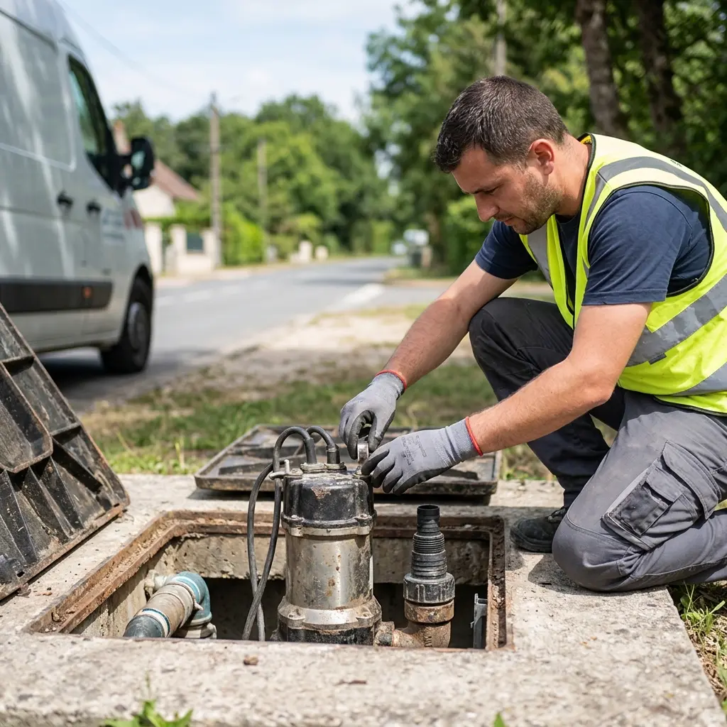 Pompe de relevage eaux usées Samois-sur-Seine (77920)