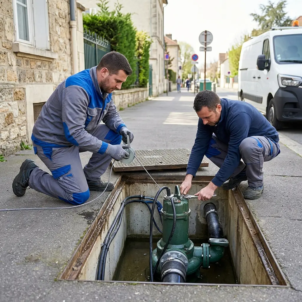 Pompe de relevage eaux usées Versailles (78000)