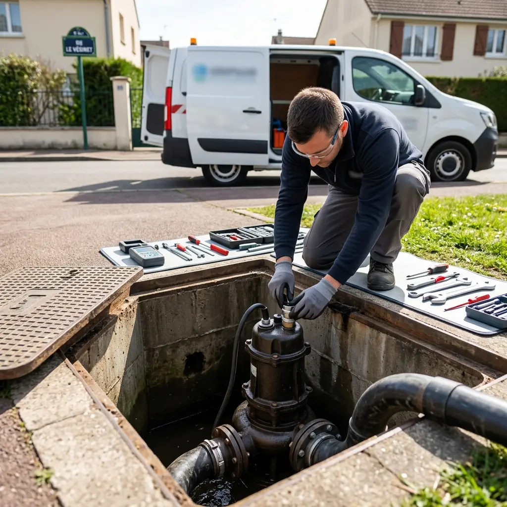 Nos étapes pour réparer votre pompe de relevage à Le Vésinet
