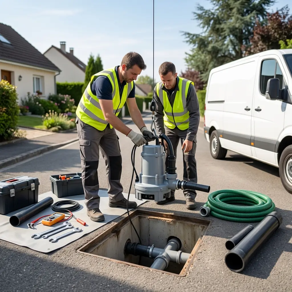 Pompe de relevage eaux usées Marly-le-Roi (78160)