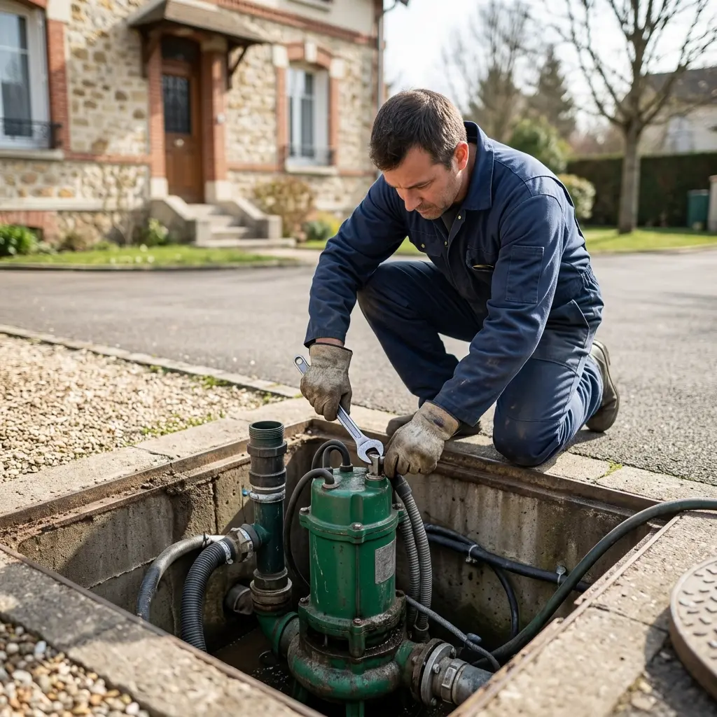 Pompe de relevage eaux usées Buchelay (78200)