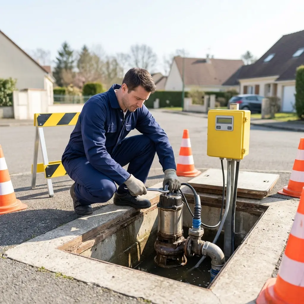 Pompe de relevage eaux usées Chambourcy (78240)