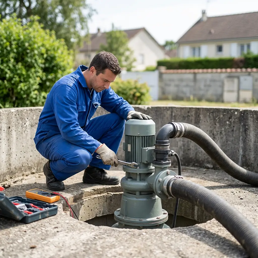Pompe de relevage eaux usées Hardricourt (78250)