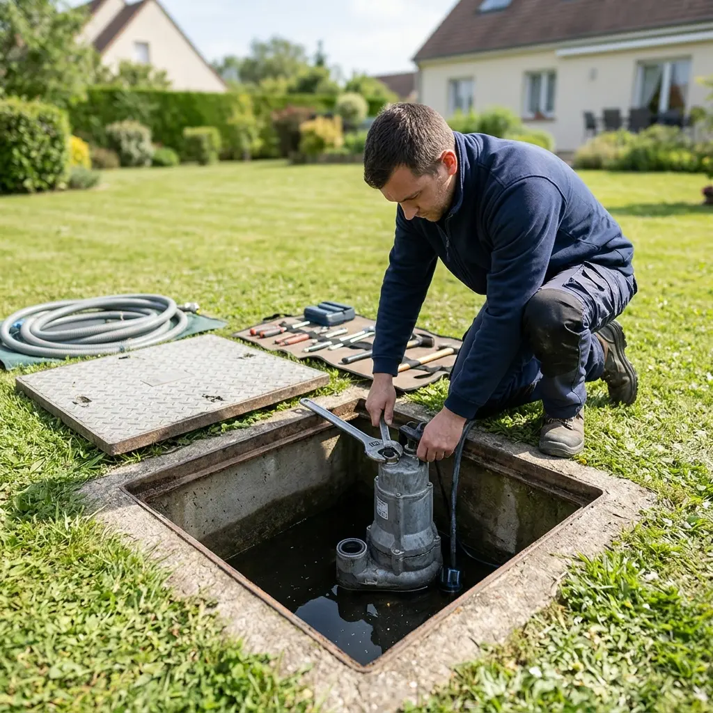 Pompe de relevage eaux usées Limetz-Villez (78270)