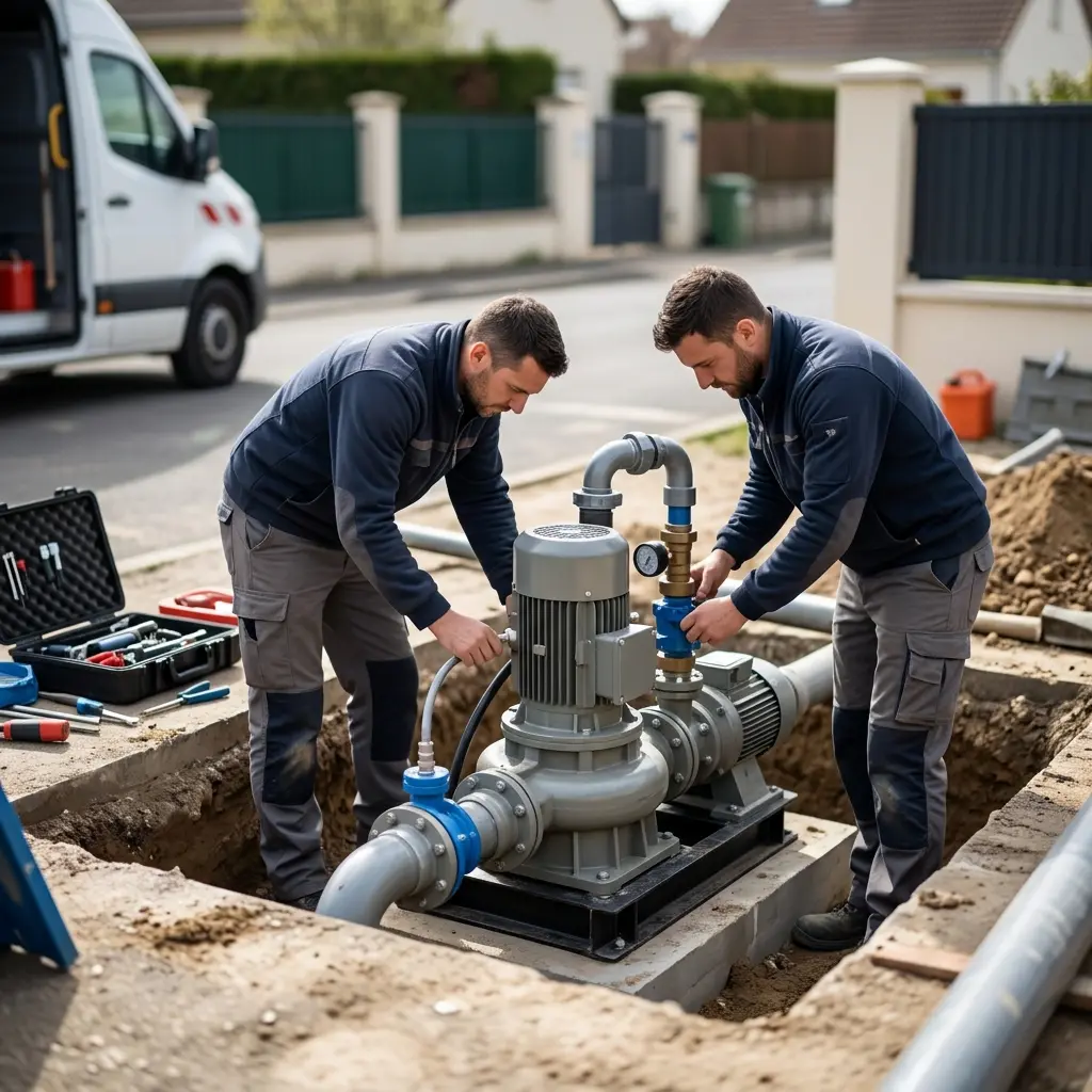 Pompe de relevage eaux usées Les Clayes-sous-Bois (78340)