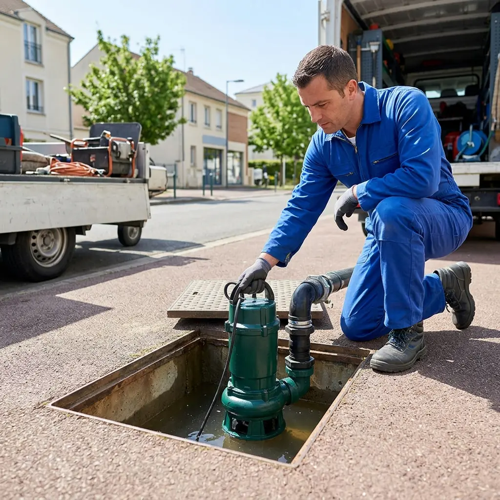 Pompe de relevage eaux usées Le Port-Marly (78560)