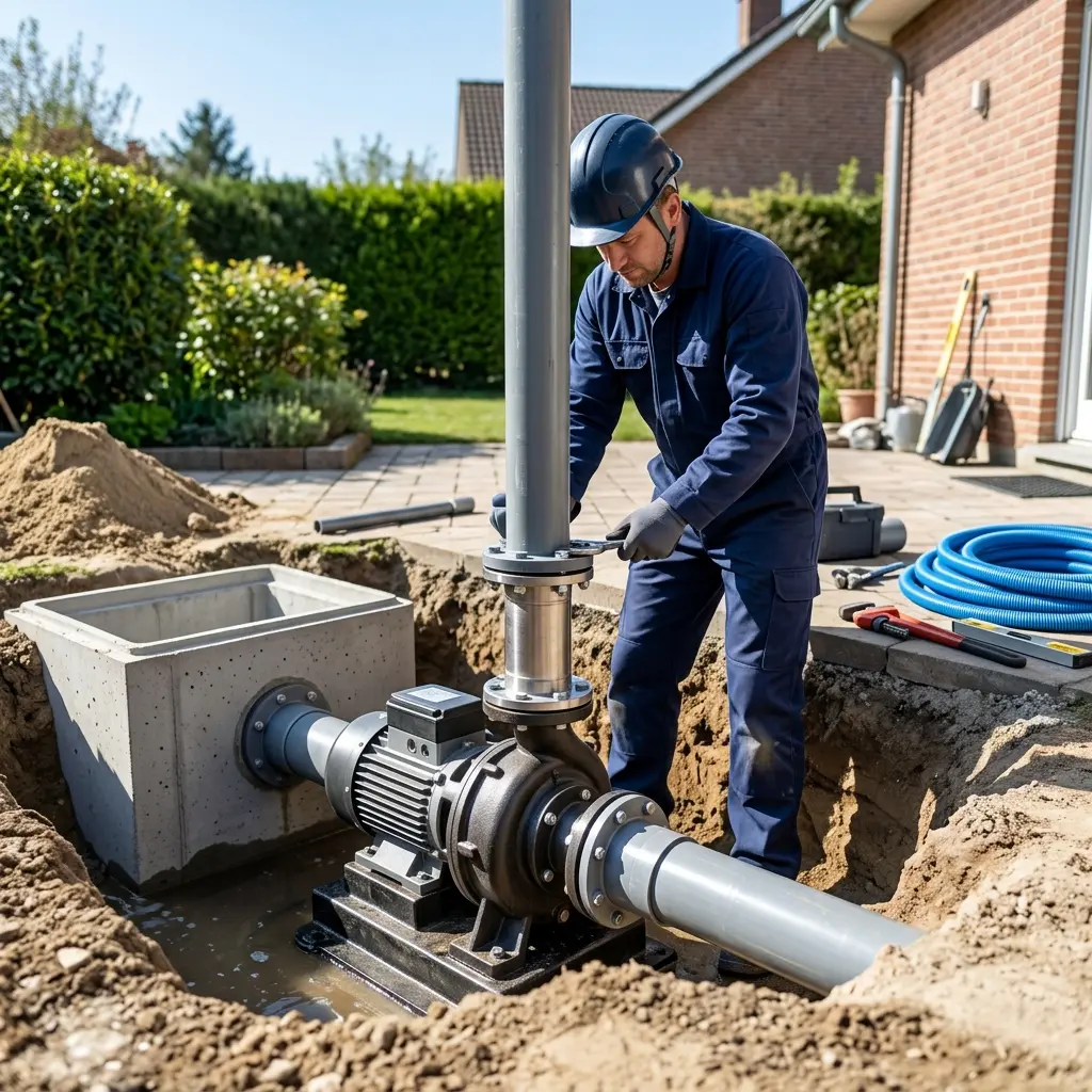 Pompe de relevage eaux usées Le Mesnil-le-Roi (78600)