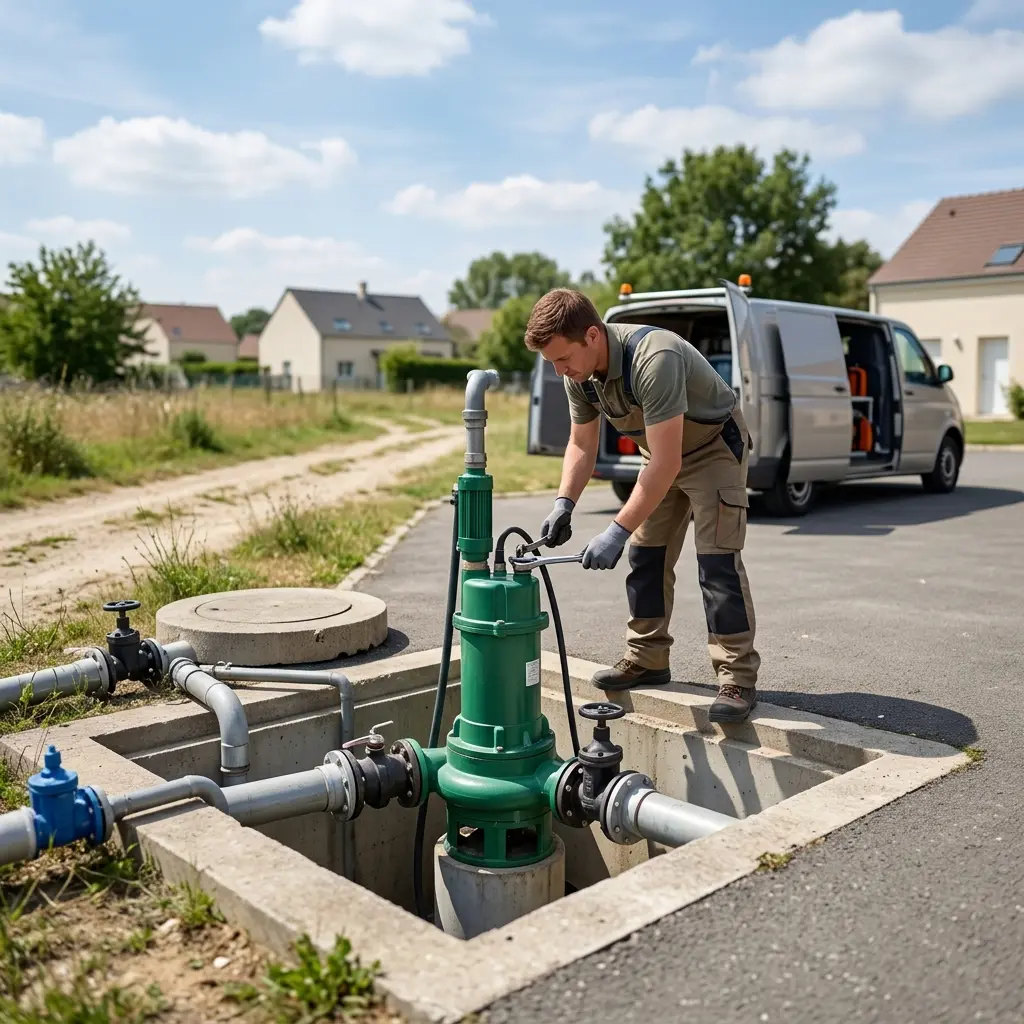 Pompe de relevage eaux usées Ablis (78660)