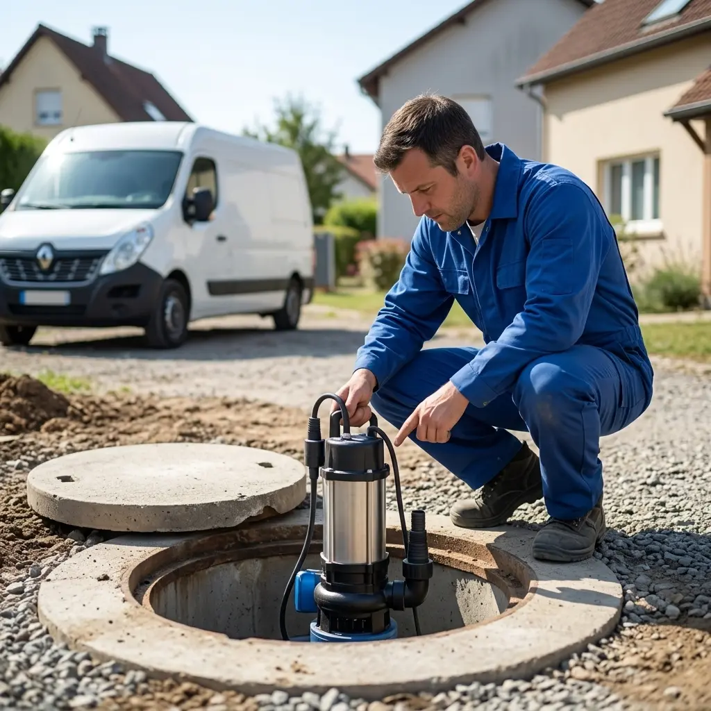 Pompe de relevage eaux usées Freneuse (78840)