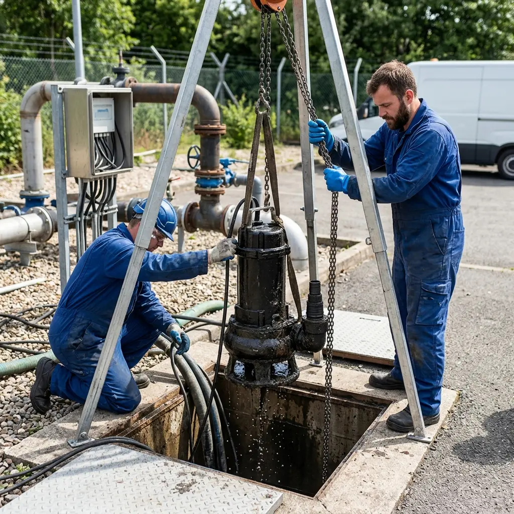 Notre technique pour la pompe de relevage eaux usées à Ballainvilliers