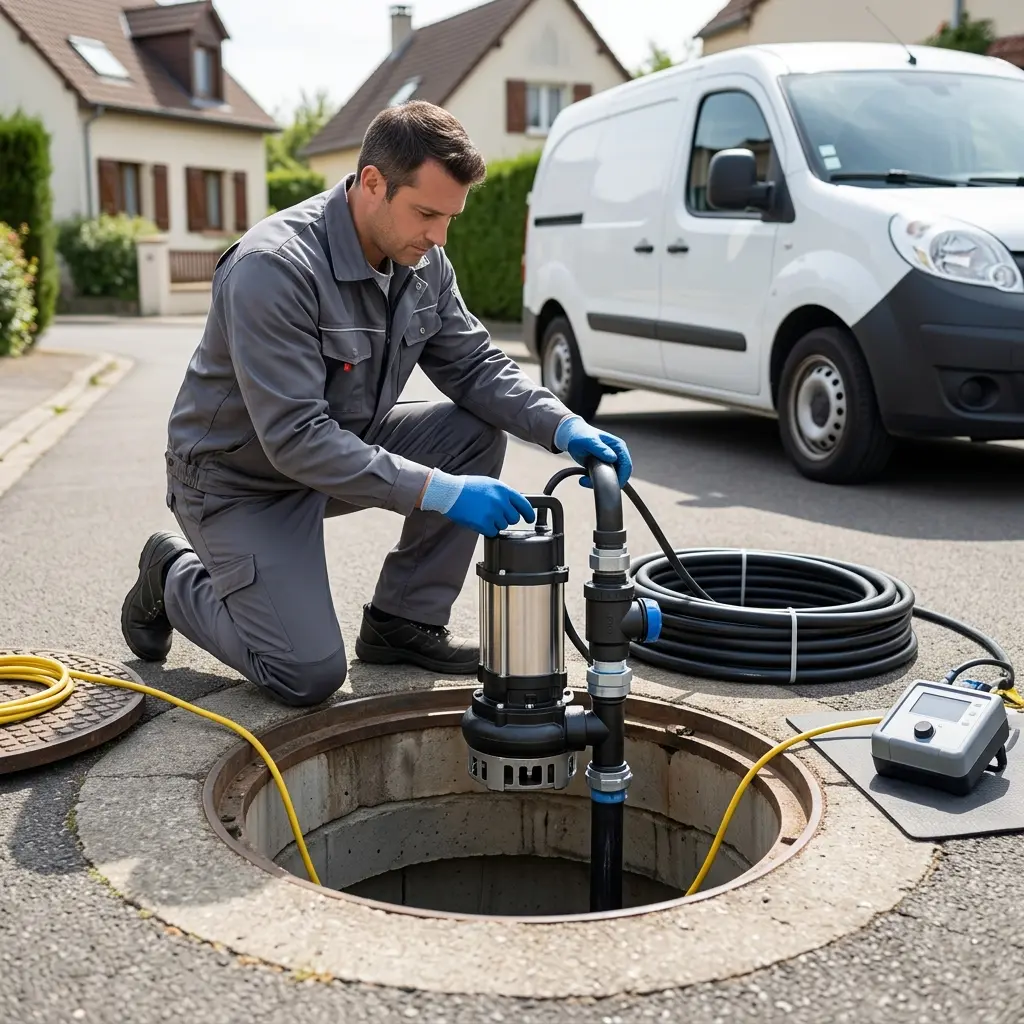 Pompe de relevage eaux usées Athis-Mons (91200)