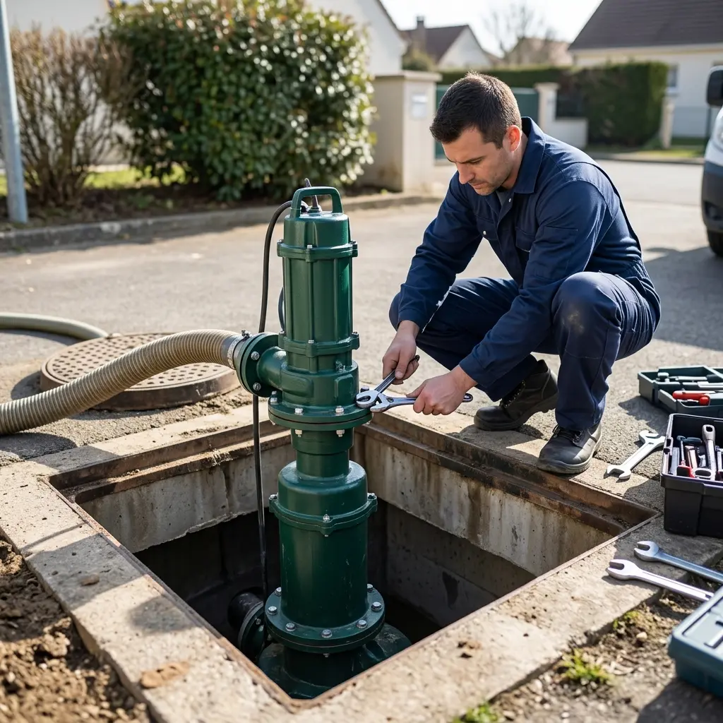 Pompe de relevage eaux usées Saint-Michel-sur-Orge (91240)