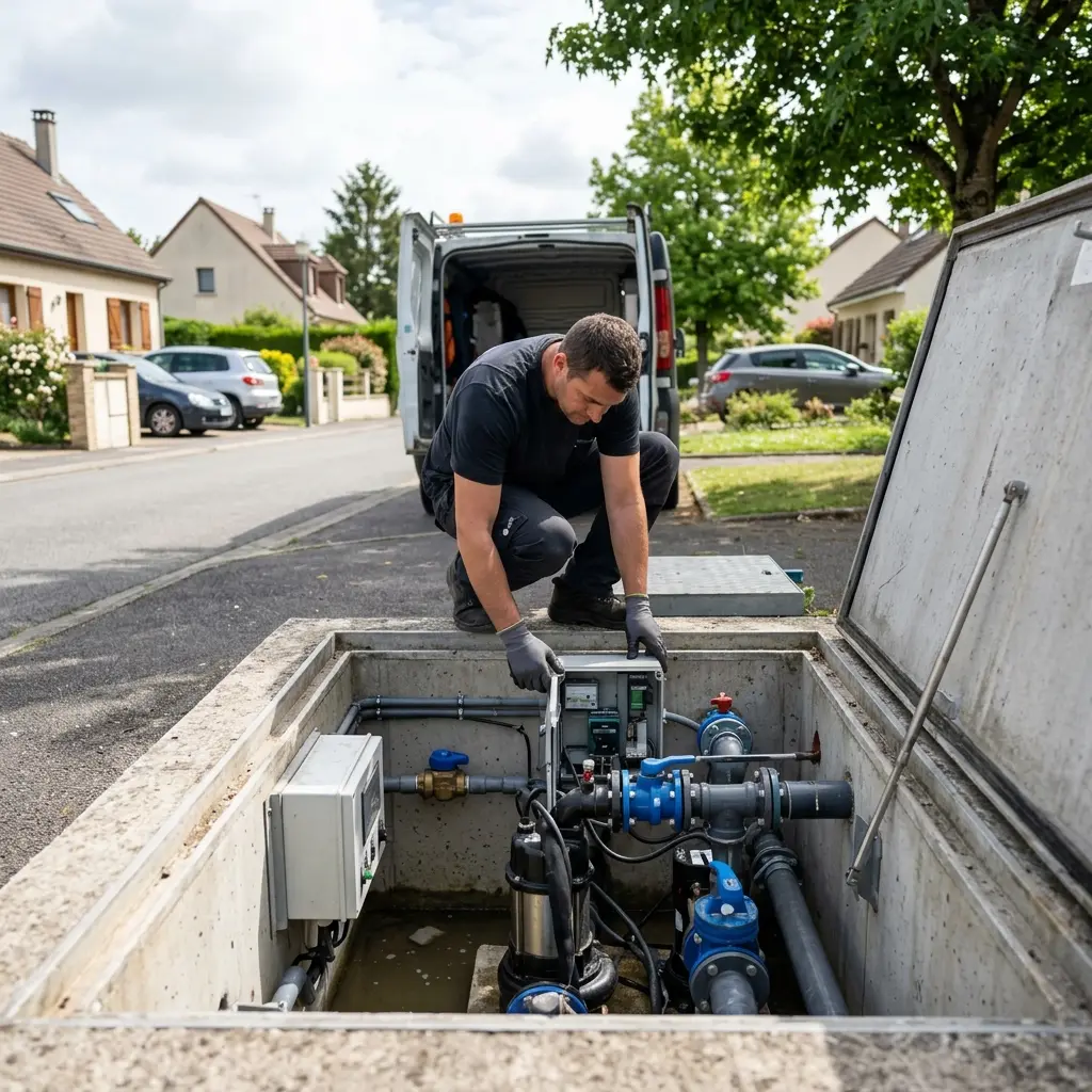 Pompe de relevage eaux usées La Norville (91290)