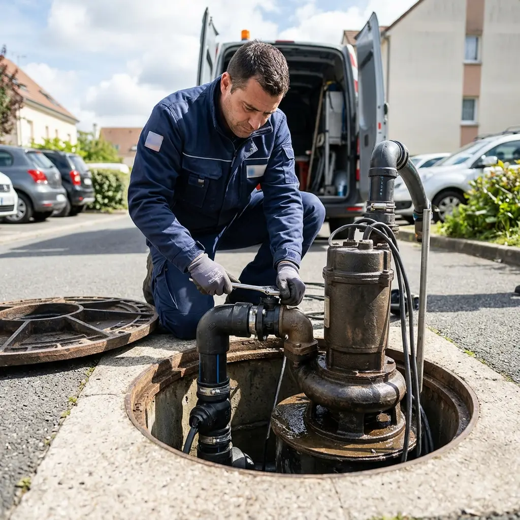 Pompe de relevage eaux usées Massy (91300)