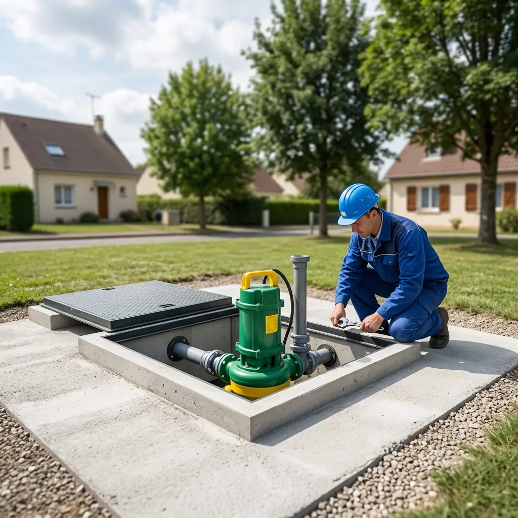 Pompe de relevage eaux usées Longpont-sur-Orge (91310)