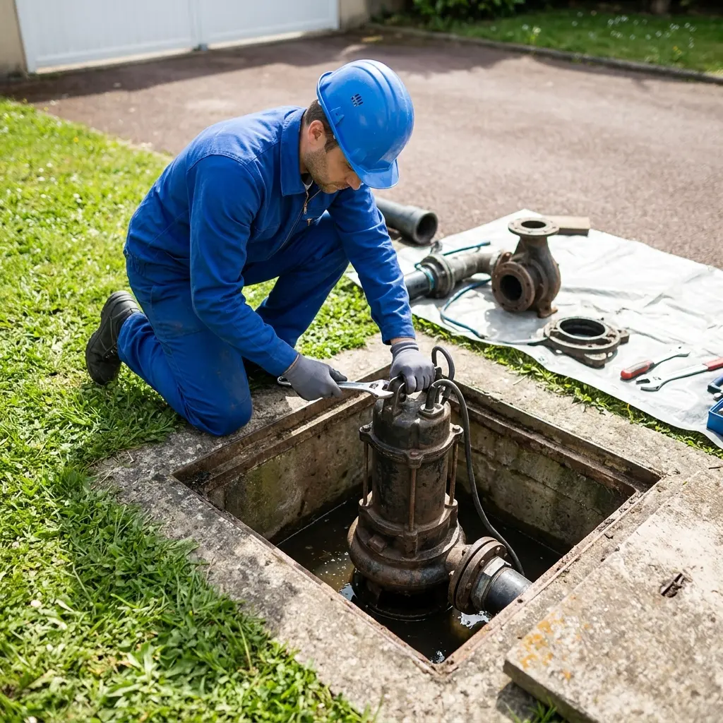 Pompe de relevage eaux usées Wissous (91320)