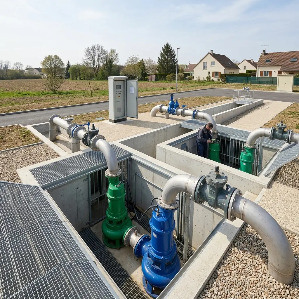 Pompe de relevage eaux usées Villemoisson-sur-Orge (91360)