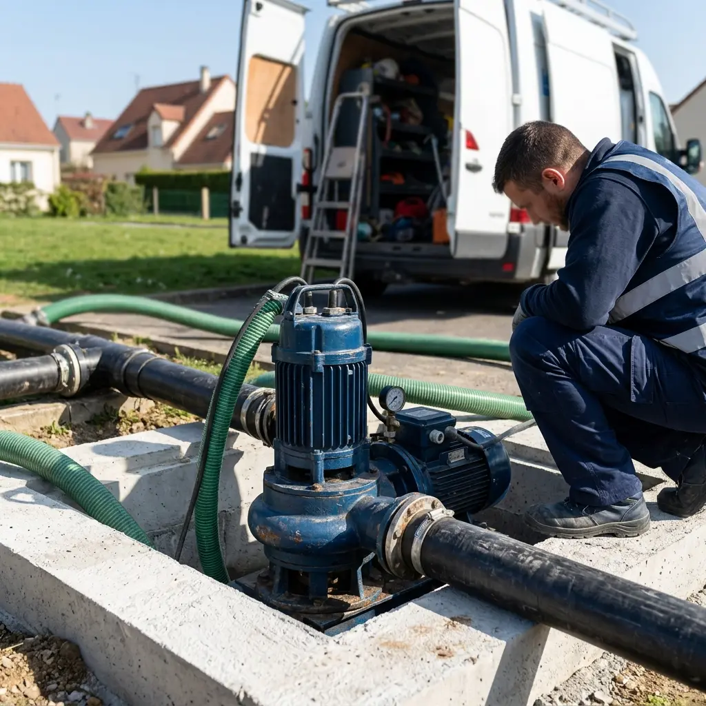 Pompe de relevage eaux usées Morsang-sur-Orge (91390)