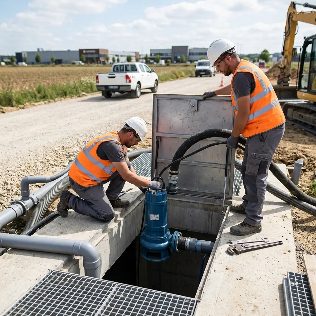 Pompe de relevage eaux usées Saclay (91400)