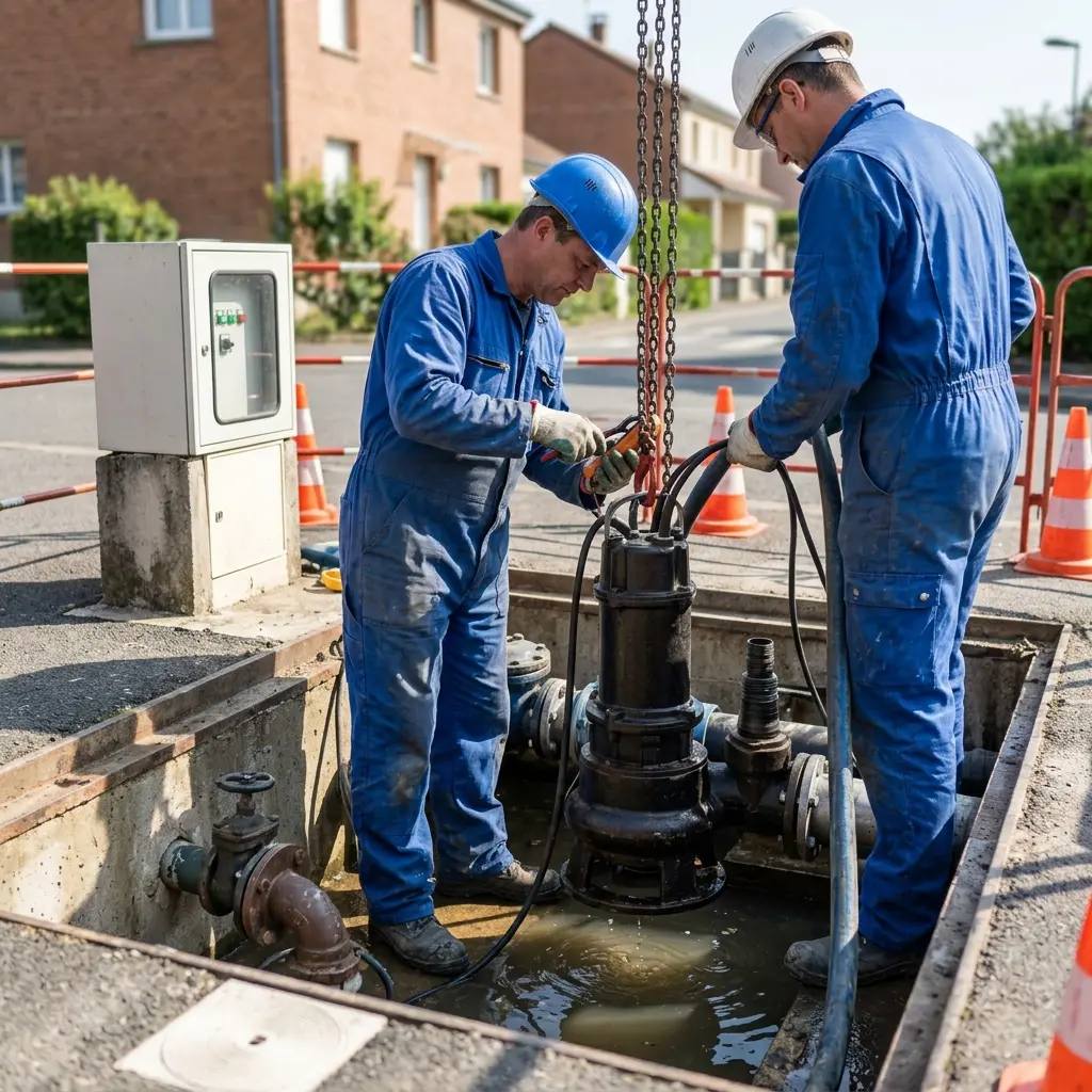 Pompe de relevage eaux usées Igny (91430)