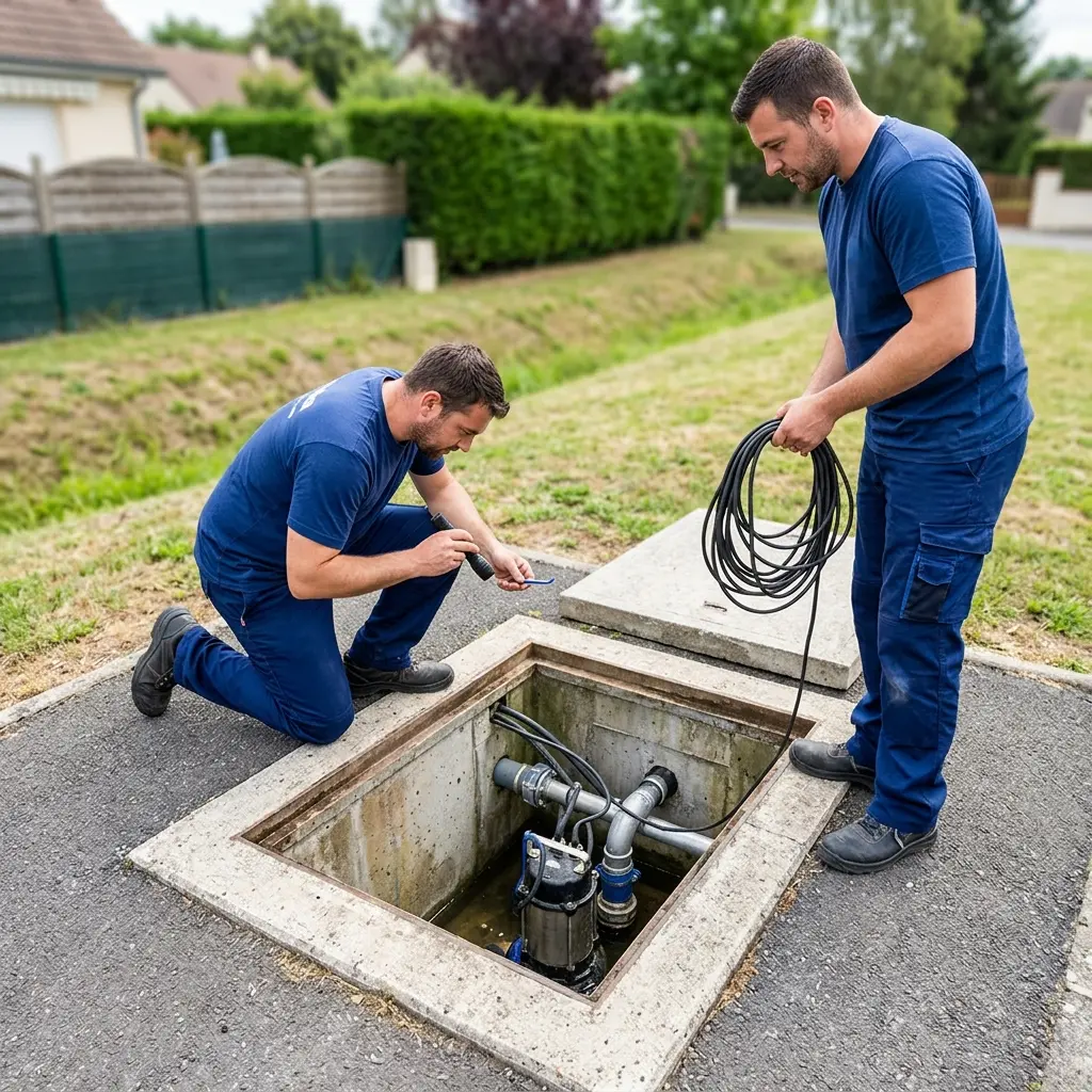 Pompe de relevage eaux usées Vauhallan (91430)