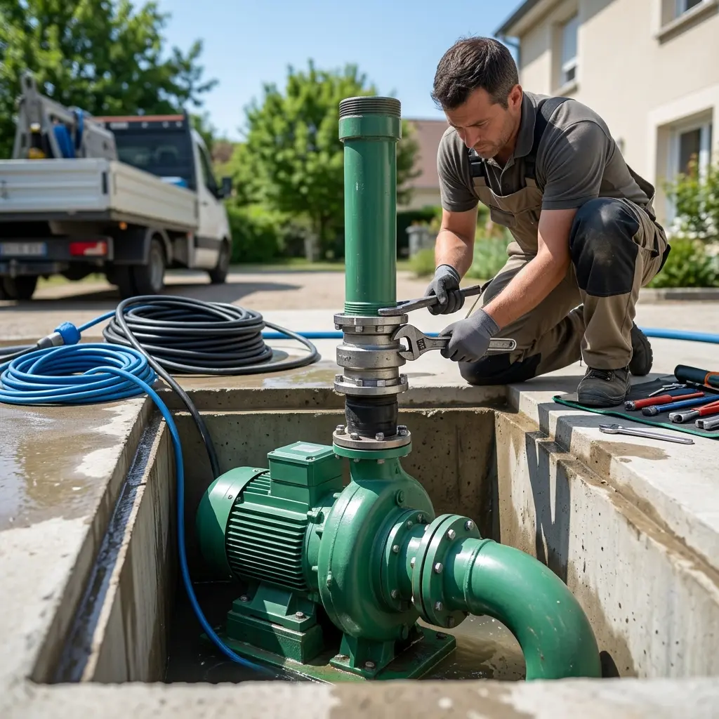 Pompe de relevage eaux usées Limours (91470)