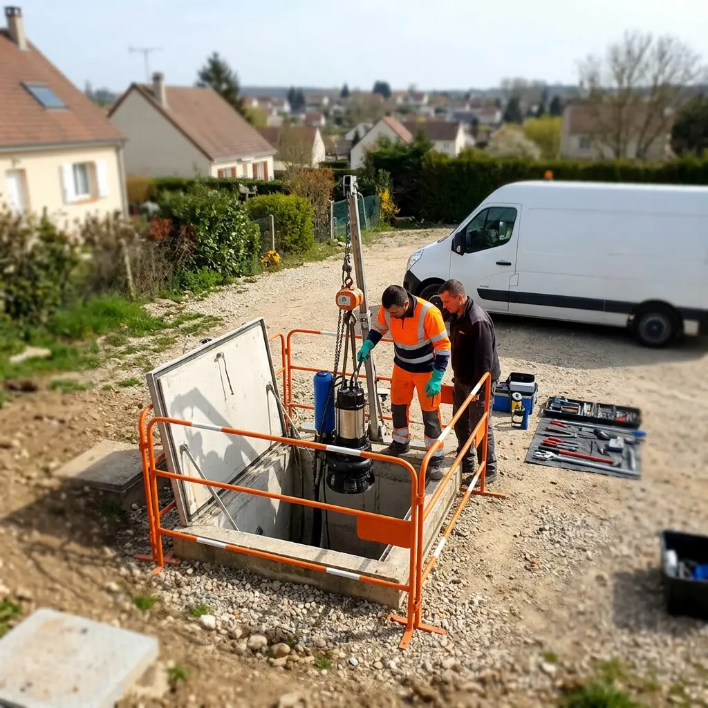 Pompe de relevage eaux usées Ballancourt-sur-Essonne (91610)