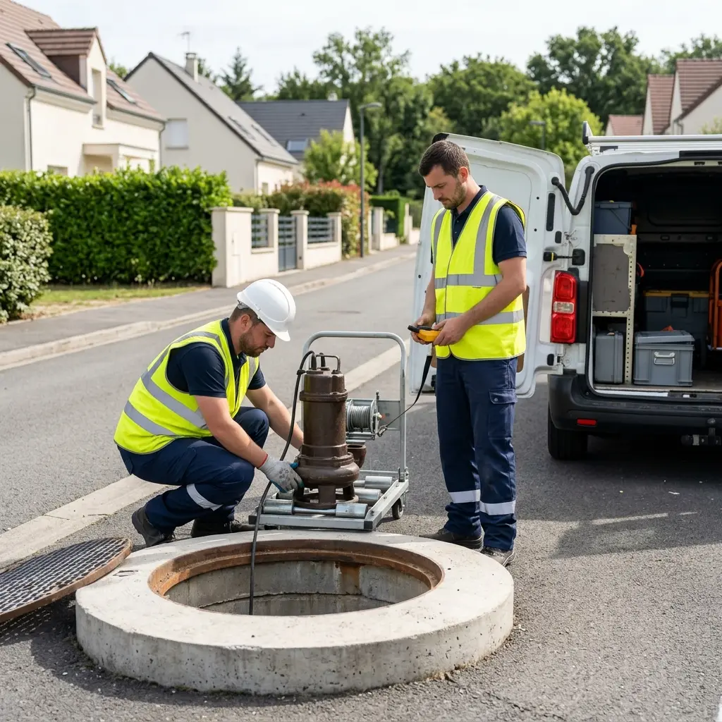 Comment se déroule l’intervention à La Ville-du-Bois pour réparer pompe ?