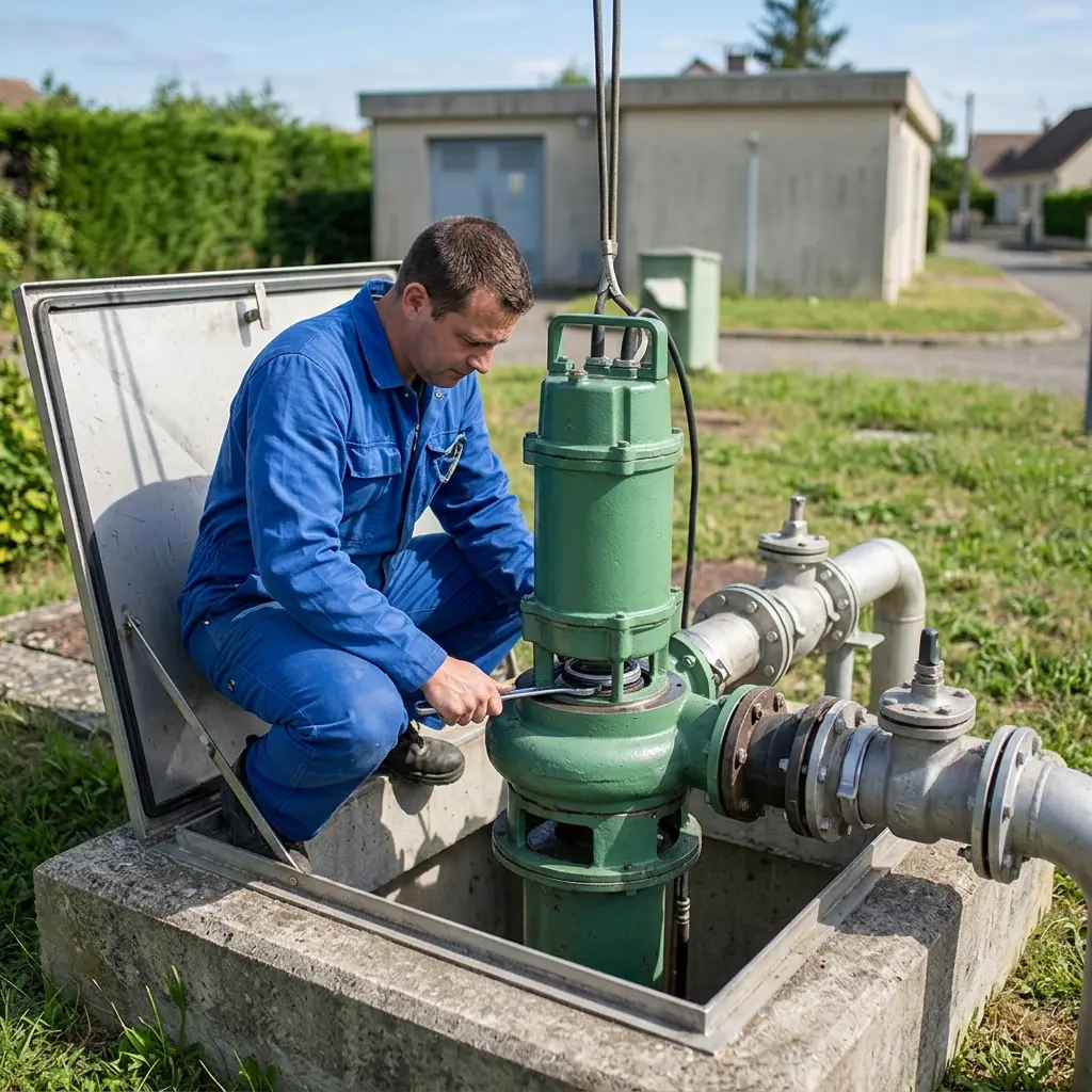 Pompe de relevage eaux usées Marolles-en-Hurepoix (91630)