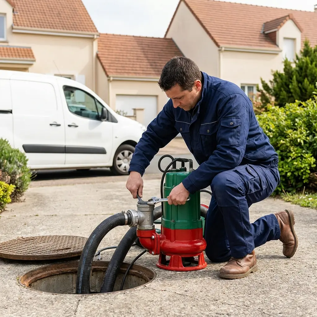 Pompe de relevage eaux usées Breuillet (91650)