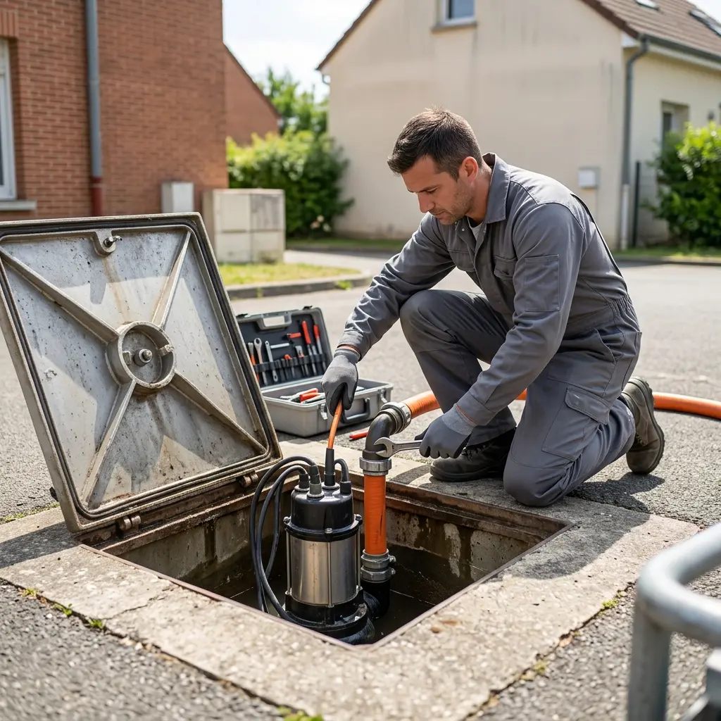 Pompe de relevage eaux usées Sainte-Geneviève-des-Bois (91700)