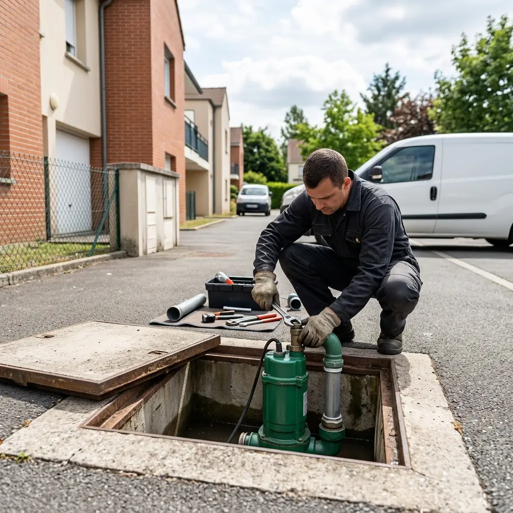 Pompe de relevage eaux usées Villiers-sur-Orge (91700)