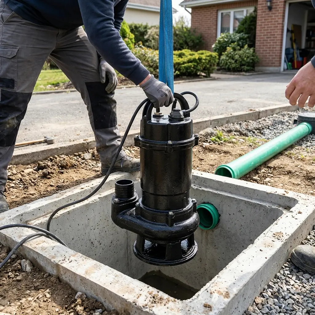 Pourquoi nous choisir à Vert-le-Petit pour votre pompe de relevage