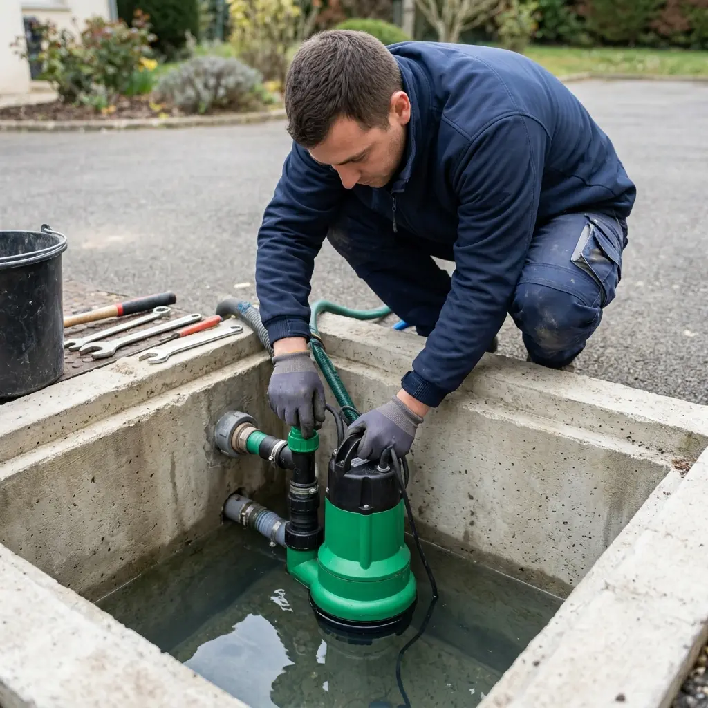Pompe de relevage eaux usées Maisse (91720)