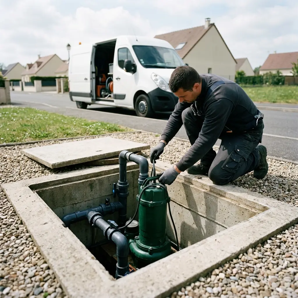 Pompe de relevage eaux usées Boissy-sous-Saint-Yon (91790)