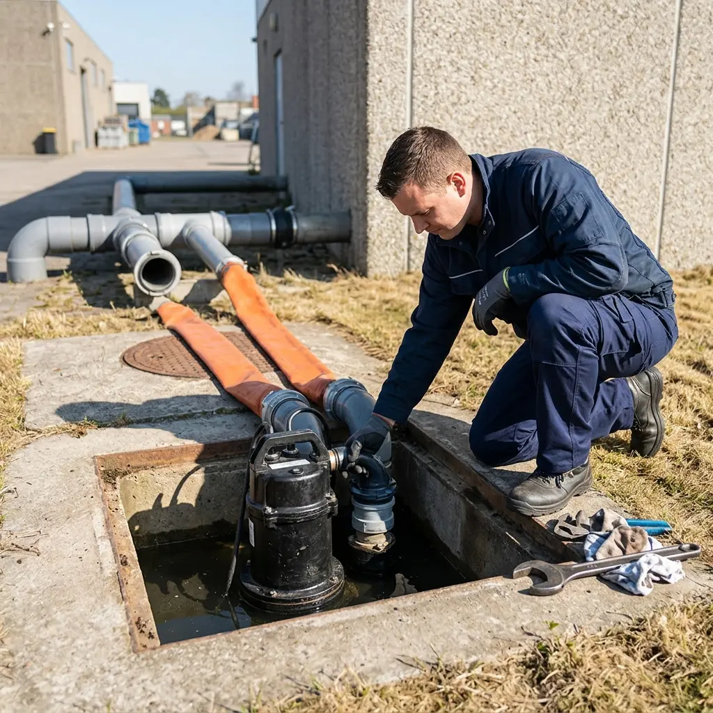 Pompe de relevage eaux usées Vert-le-Grand (91810)