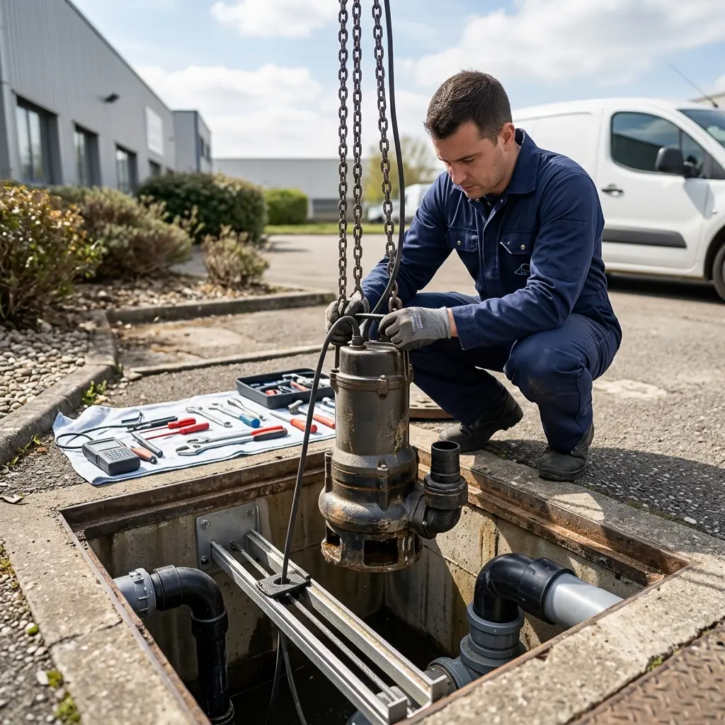 Pompe de relevage eaux usées Les Ulis (91940)