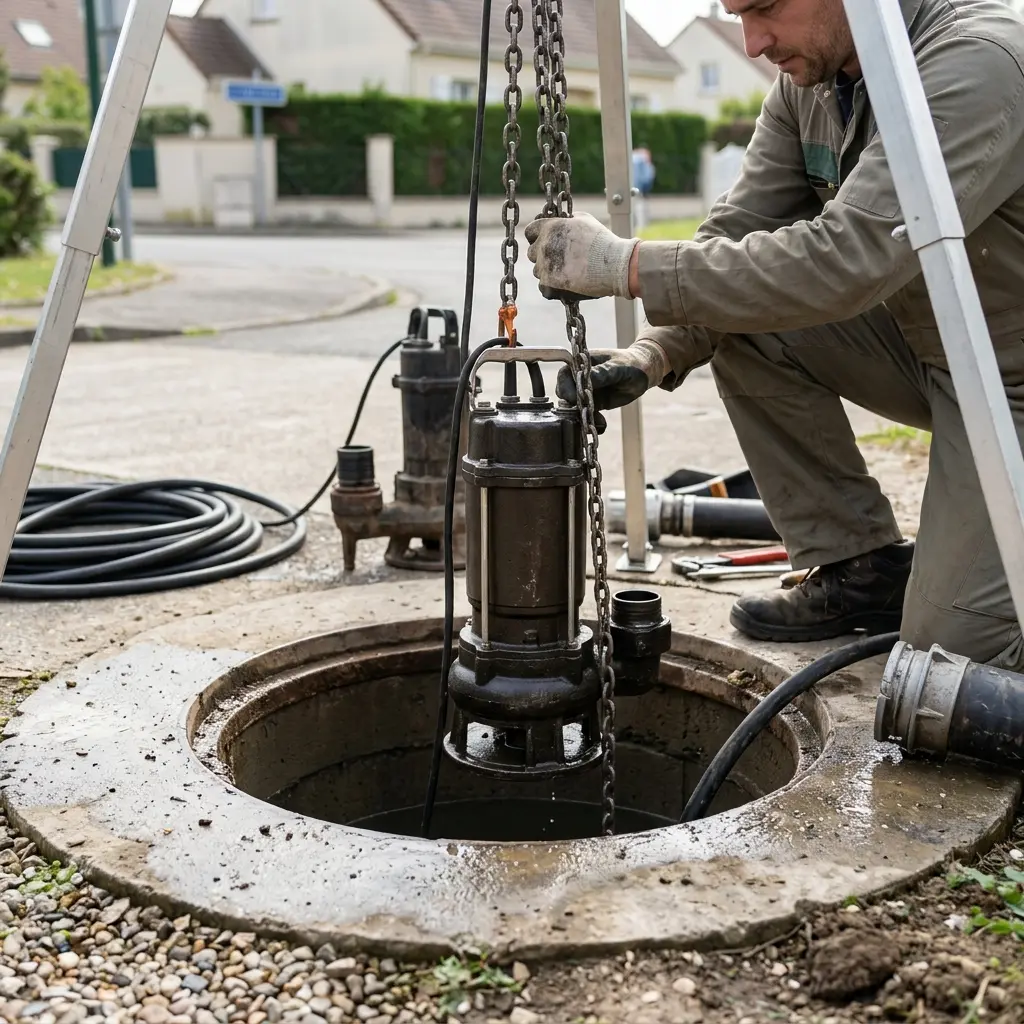 Pompe de relevage eaux usées Antony (92160)