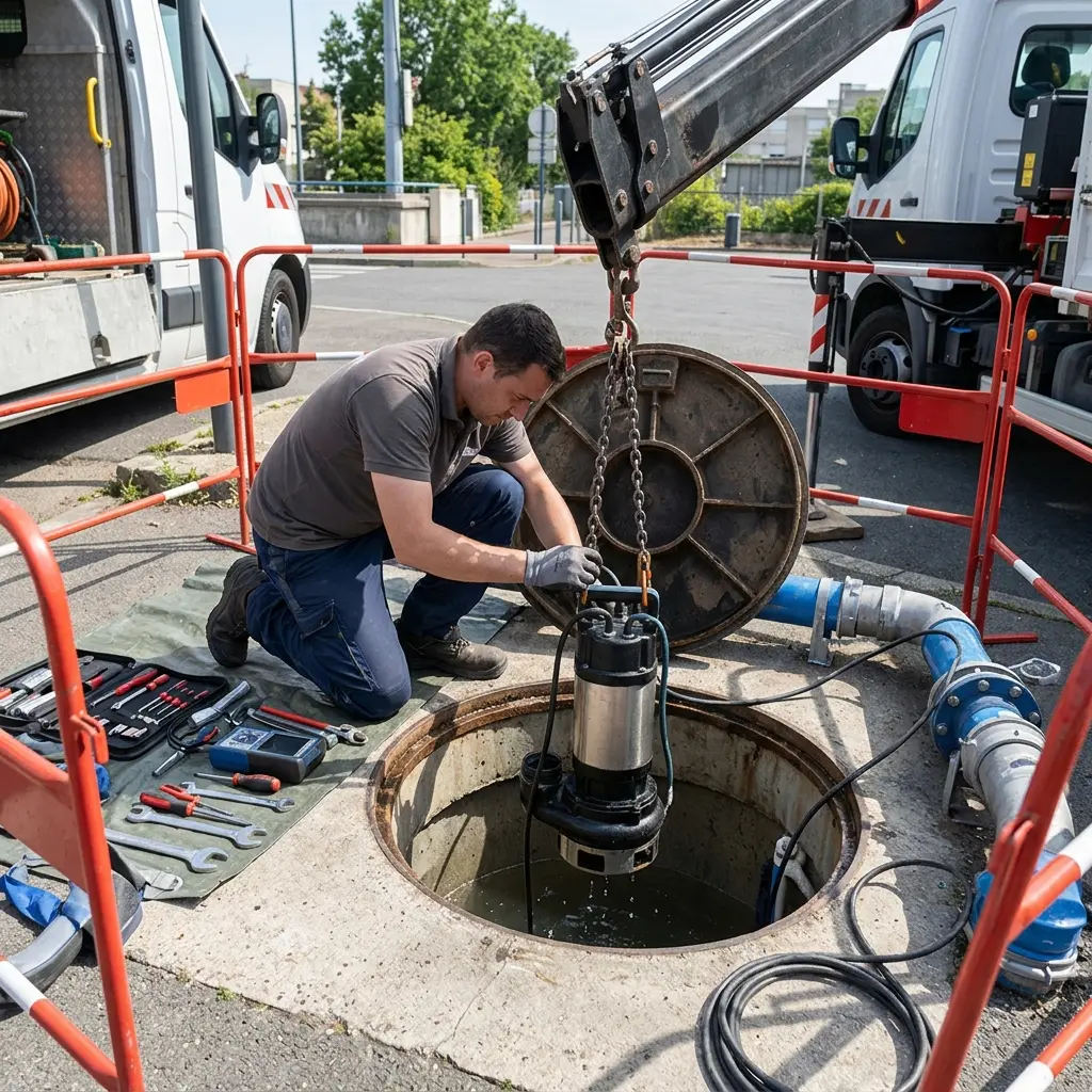 Pompe de relevage eaux usées Gennevilliers (92230)