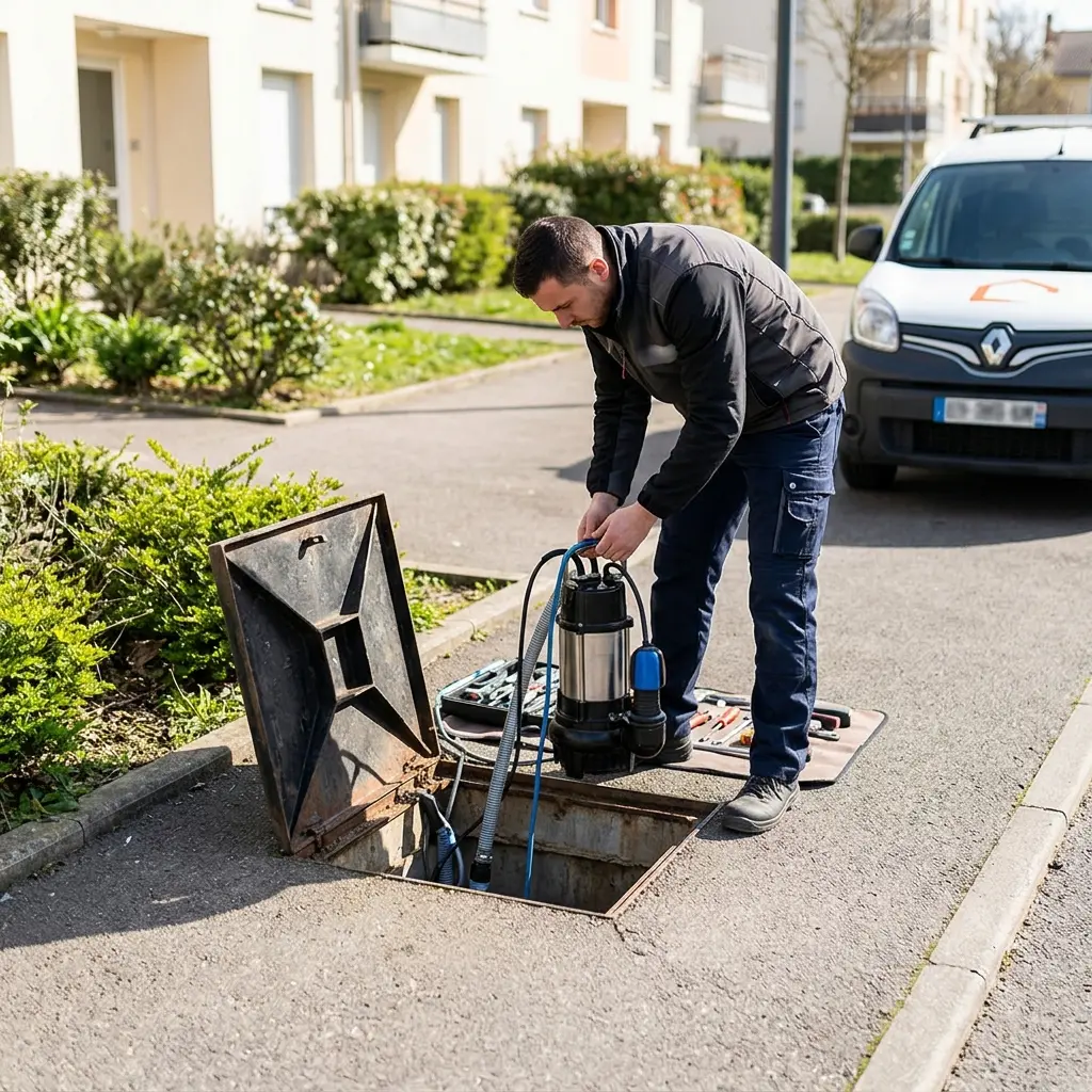 Pompe de relevage eaux usées Bois-Colombes (92270)
