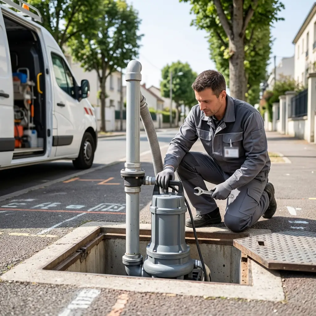 Pompe de relevage eaux usées Sèvres (92310)