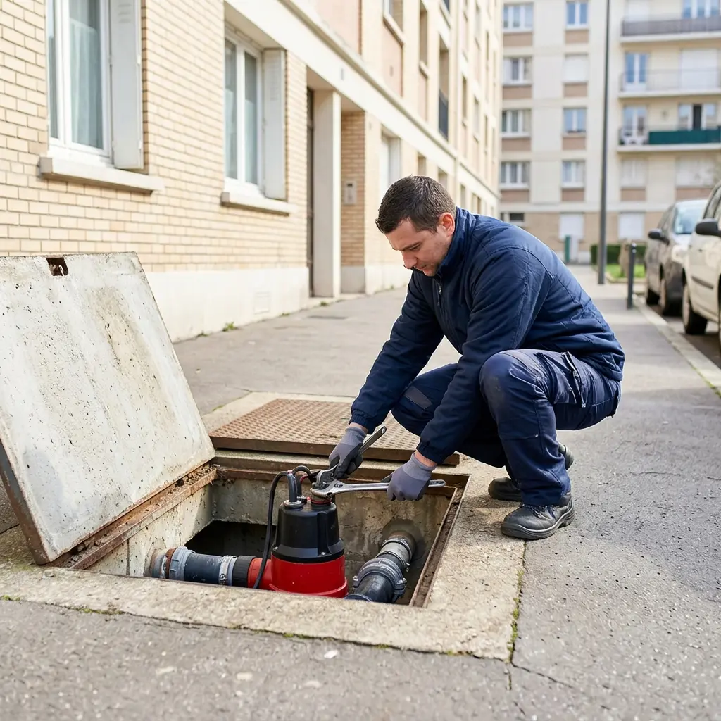 Pompe de relevage eaux usées Courbevoie (92400)