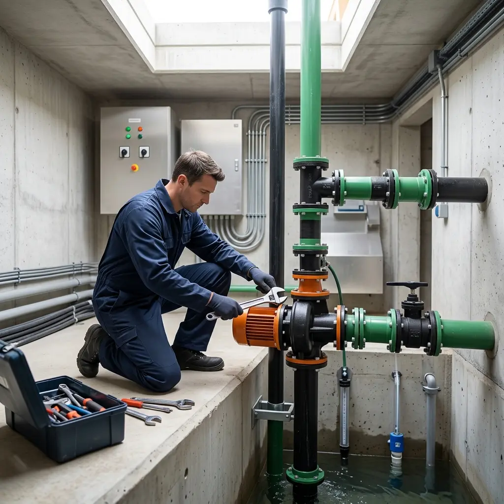 Pompe de relevage eaux usées Rueil-Malmaison (92500)
