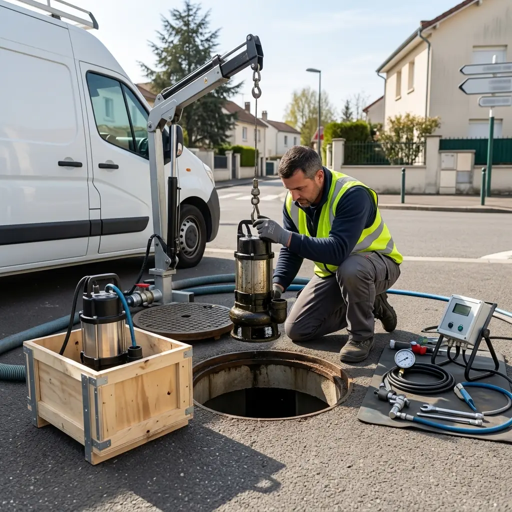 Pompe de relevage eaux usées Rosny-sous-Bois (93110)