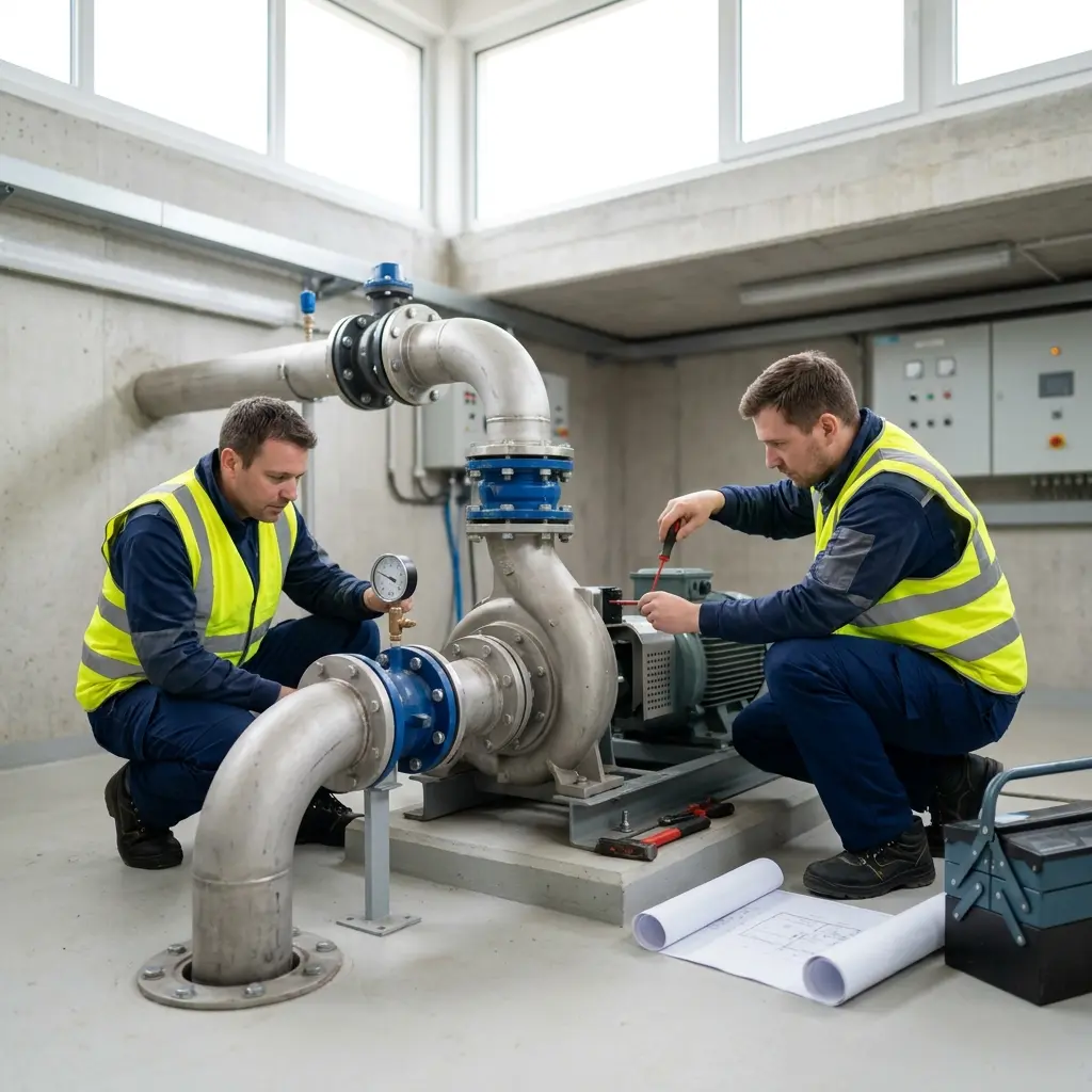 Pompe de relevage eaux usées La Courneuve (93120)