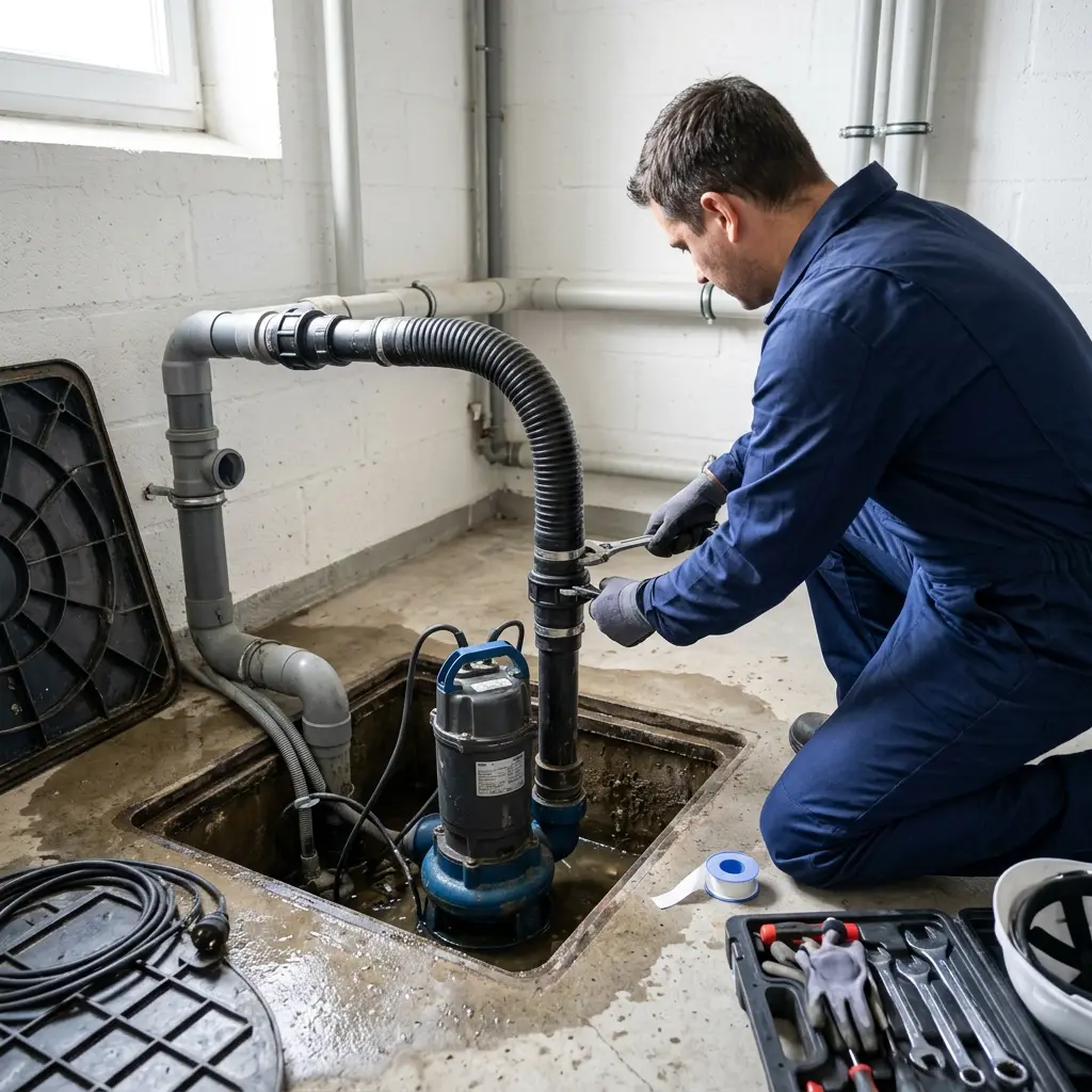 Pompe de relevage eaux usées Noisy-le-Sec (93130)