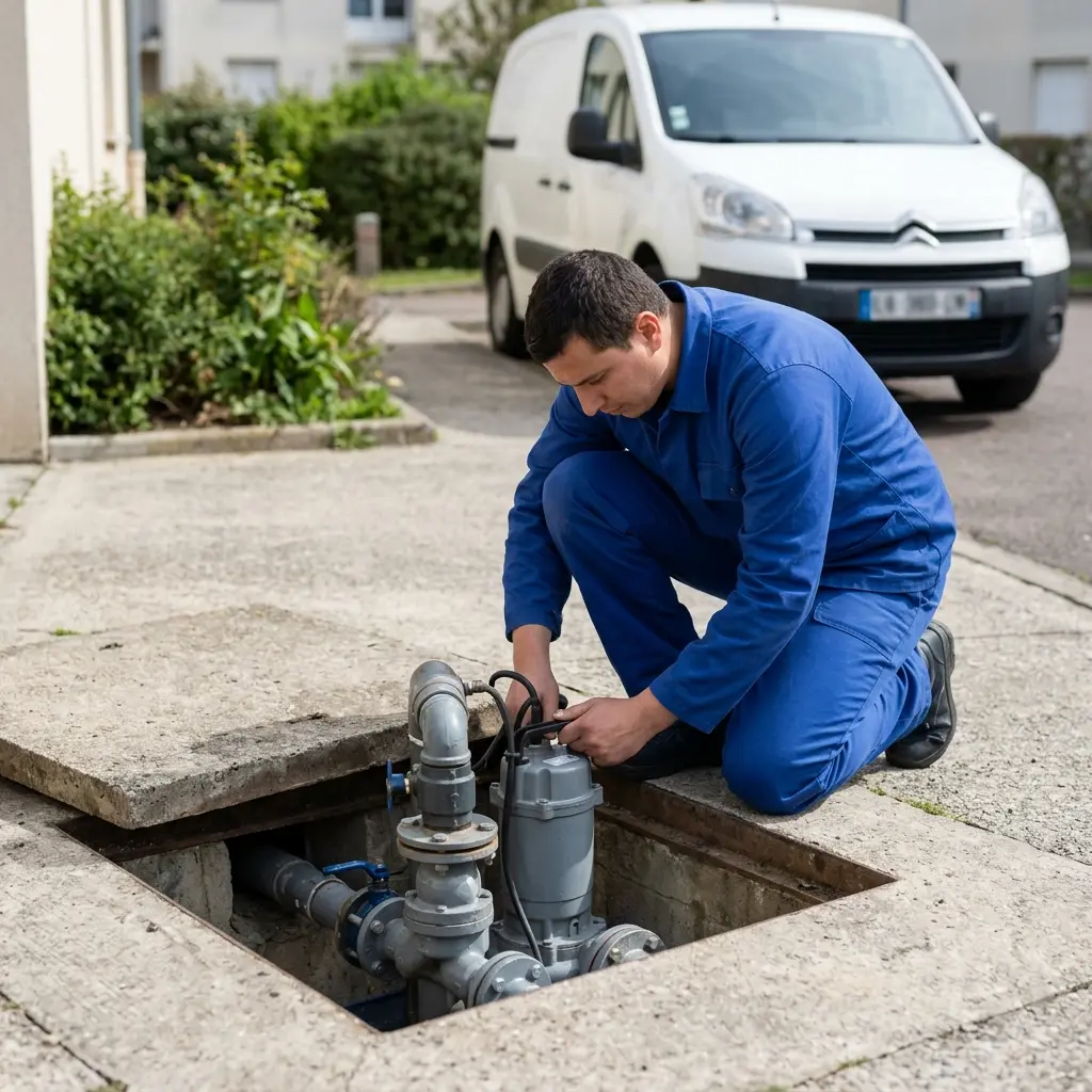 Pompe de relevage eaux usées Bondy (93140)