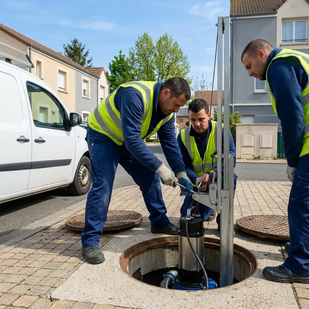 Pompe de relevage eaux usées Noisy-le-Grand (93160)