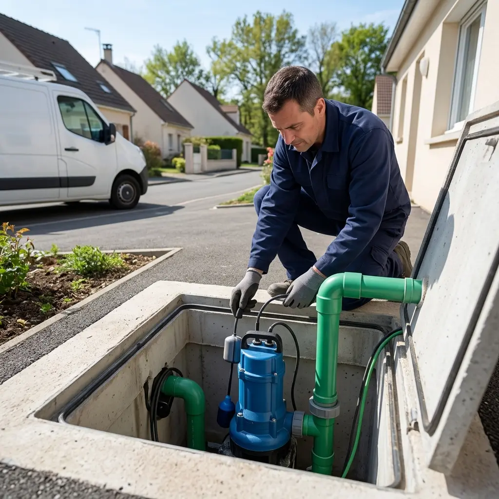 Pompe de relevage eaux usées Les Pavillons-sous-Bois (93320)